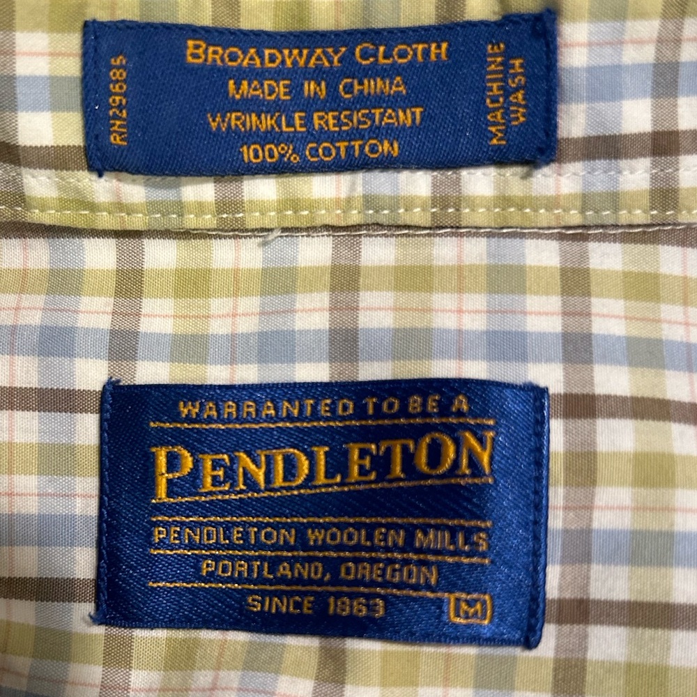 Pendleton Checked Wrinkle Resistant Cotton Broadw… - image 6